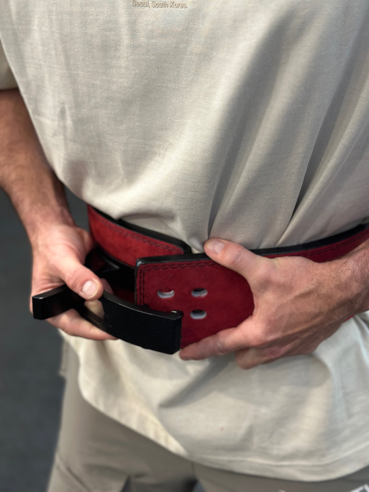 10MM Lever Belt Red