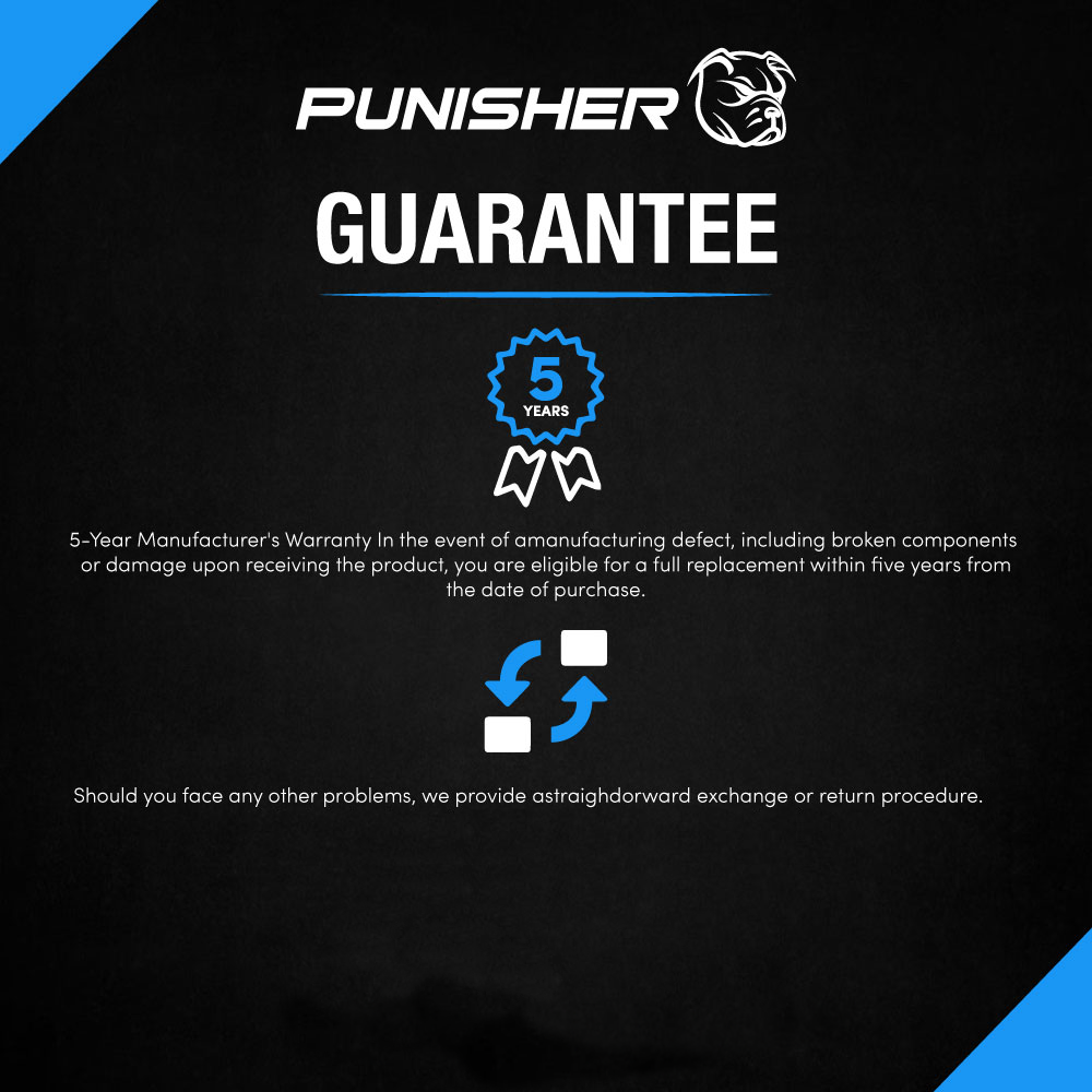 Punisher 72″ Knee Wraps Black