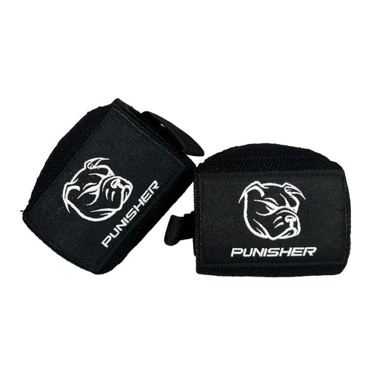 Punisher 18″ Wrist Wraps Black - Punisher Vault