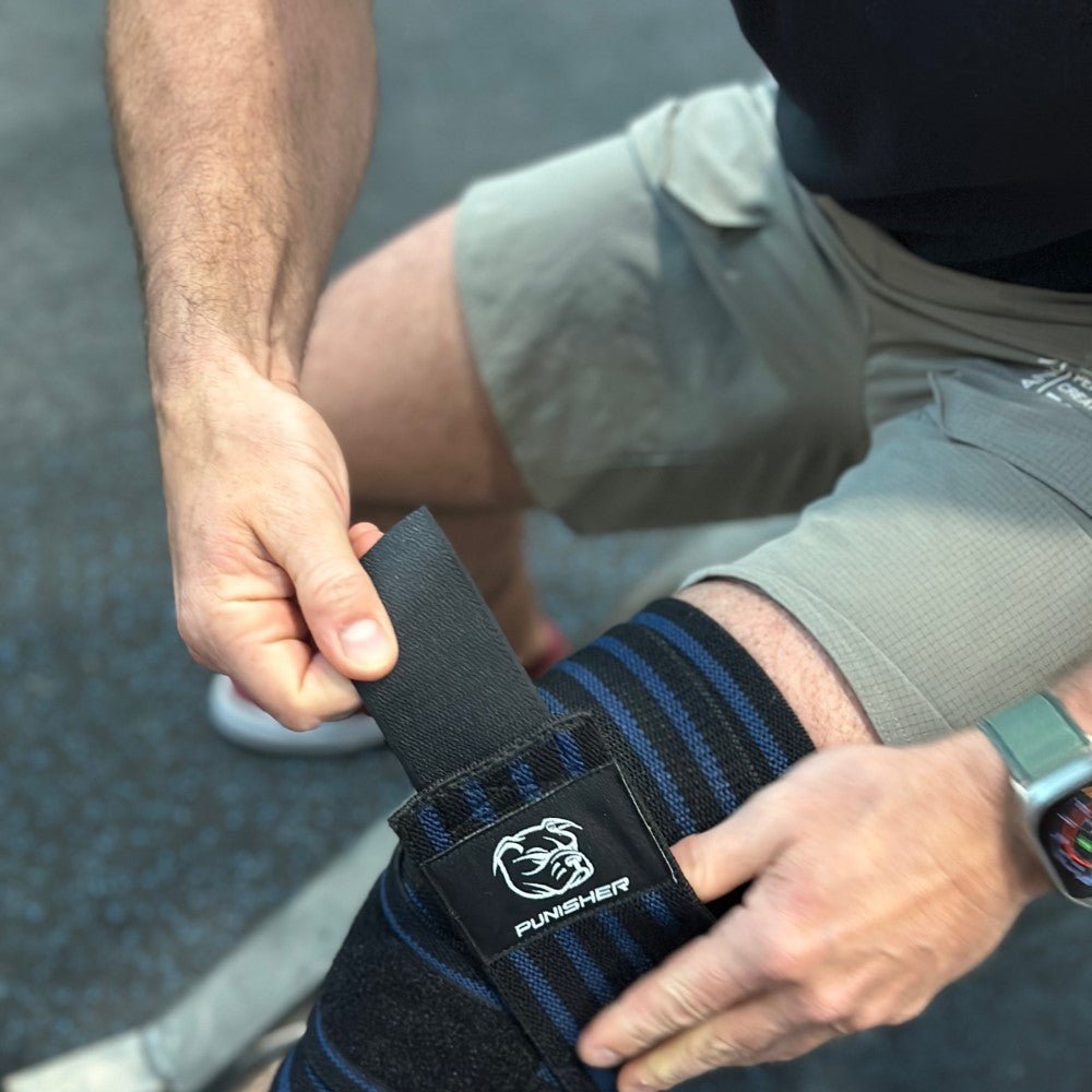Punisher 72″ Knee Wraps Black - Punisher Vault
