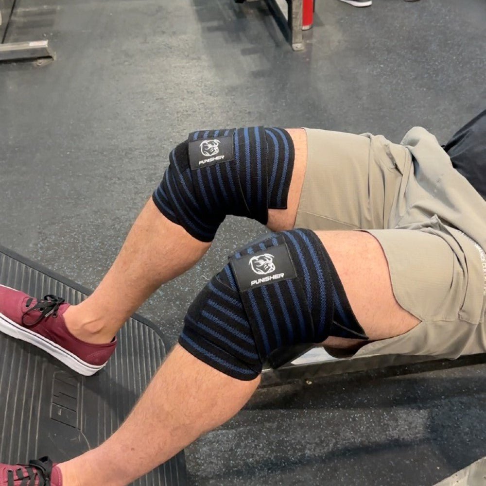 Punisher 72″ Knee Wraps Black - Punisher Vault