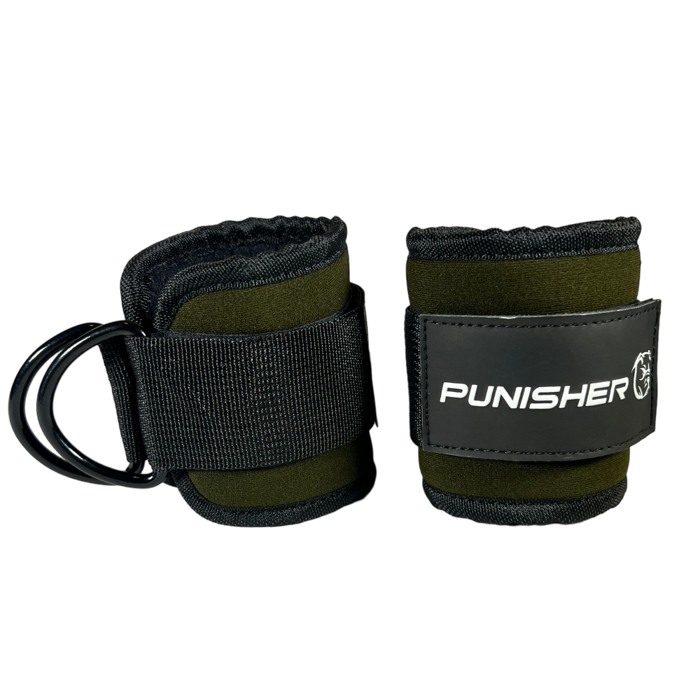 Punisher Ankle Straps Black