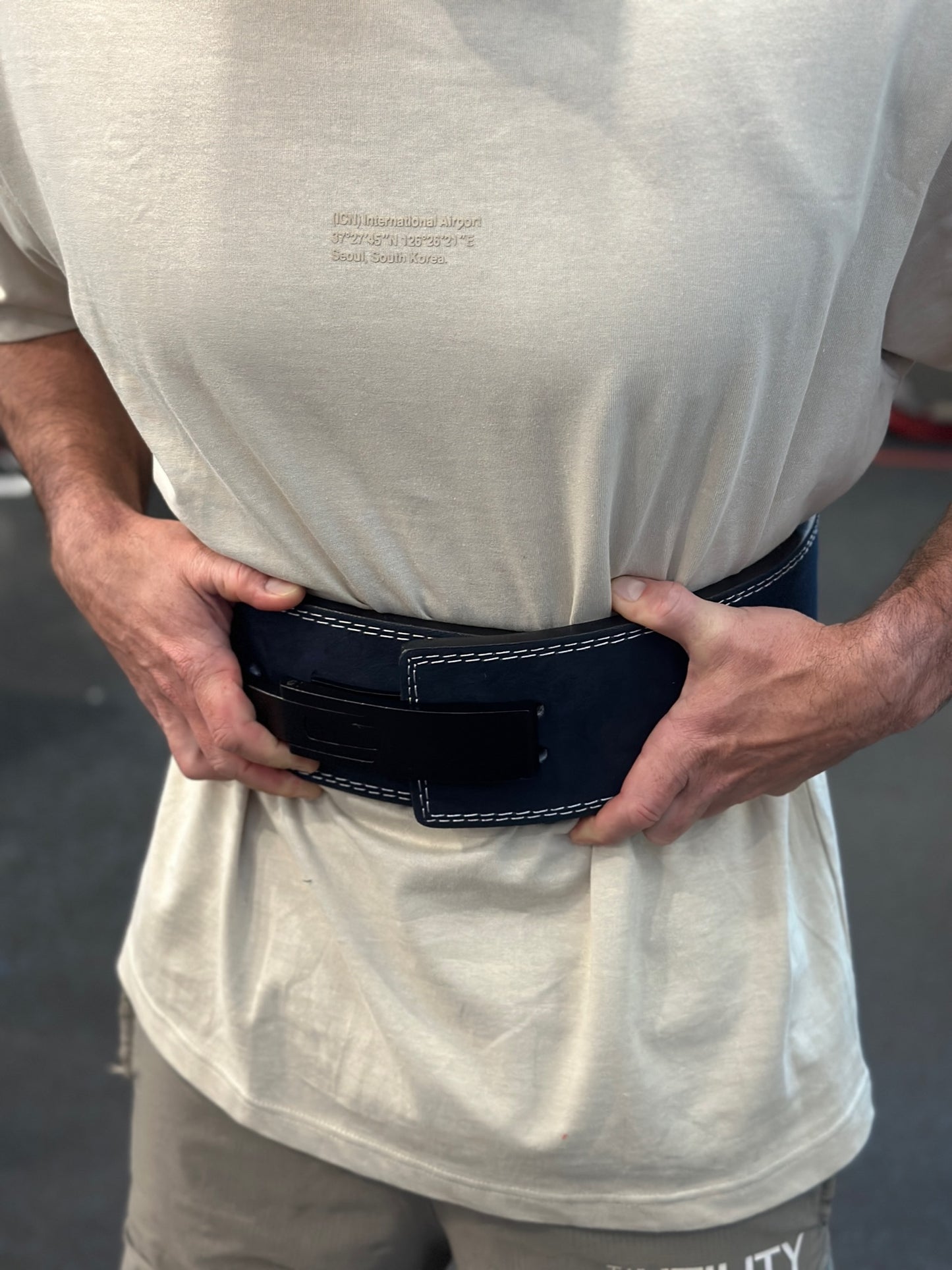 10MM Lever Belt Blue