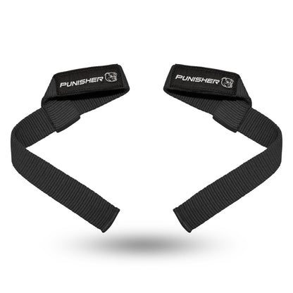 Stealth Straps 18 inch padless lifting straps in black, pair