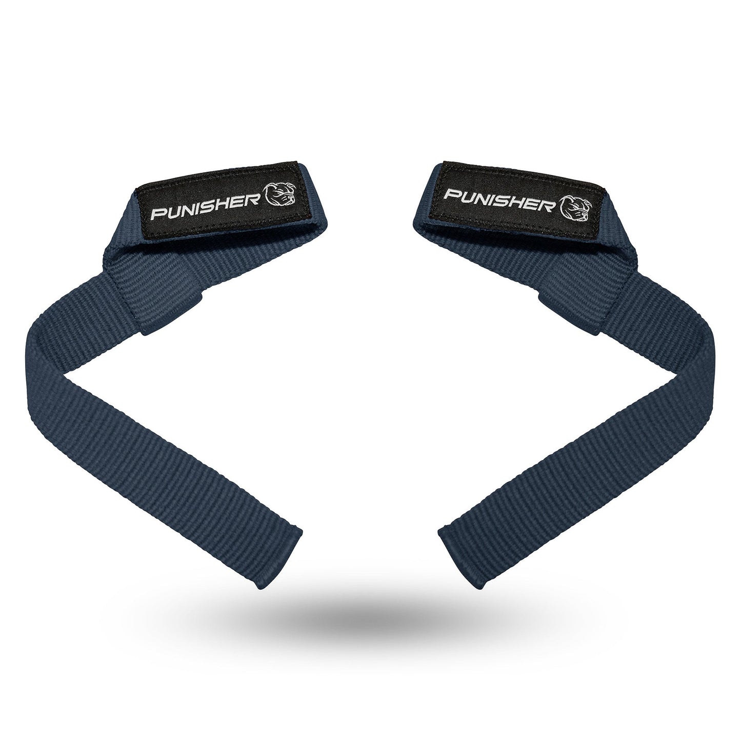 Stealth Straps 18 inch padless lifting straps in navy blue, pair