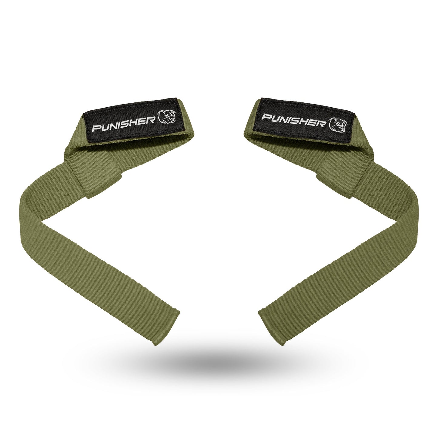 Stealth Straps 18 inch padless lifting straps in combat green, pair