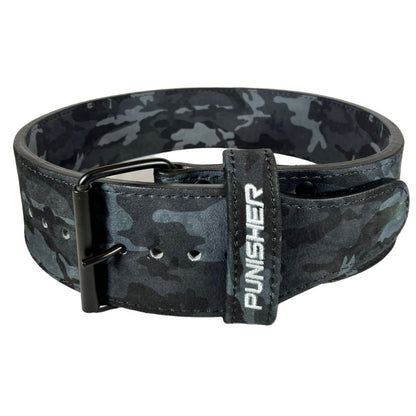 10MM Single Prong Lifting Belt Blue Camo - Punisher Vault