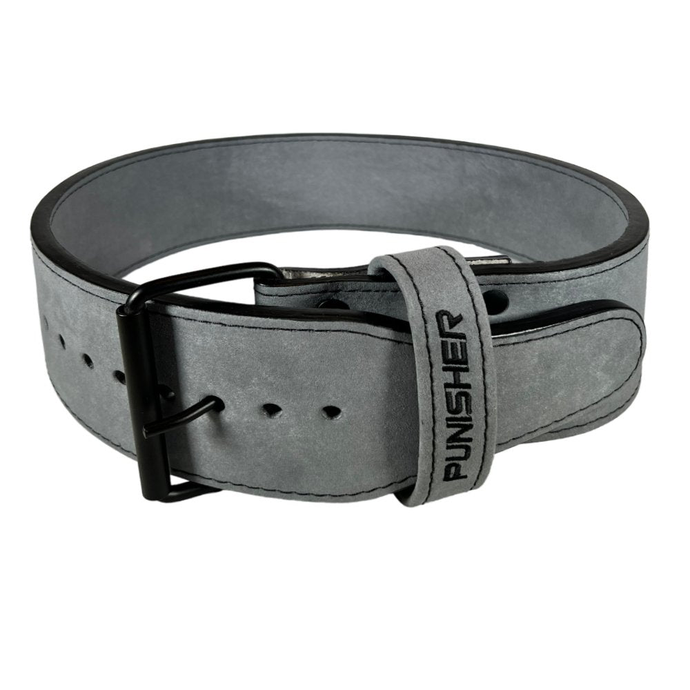 10MM Single Prong Lifting Belt Grey - Punisher Vault