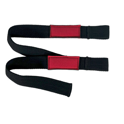 Punisher 18″ Lifting Straps Black and Red with Neoprene Pad - Punisher Vault