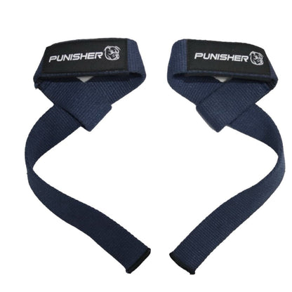 Punisher 18″ Lifting Straps Navy Blue with Neoprene Pad - Punisher Vault