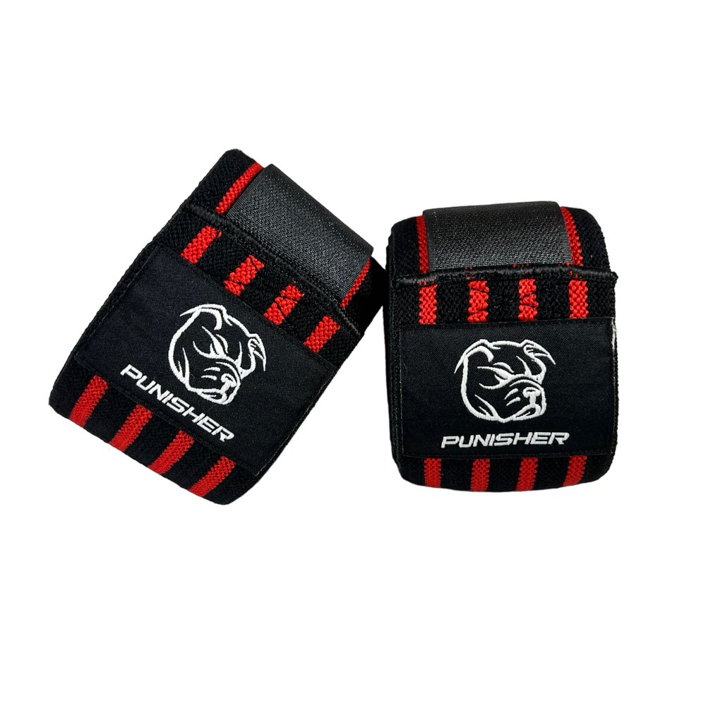 Punisher 72″ Knee Wraps Blue/Black - Punisher Vault