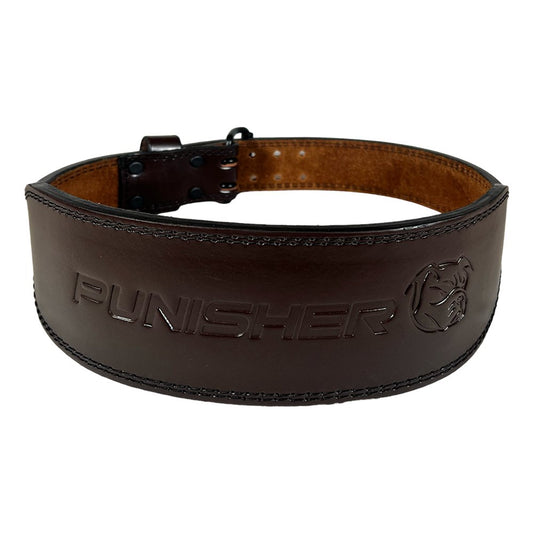 Punisher 7MM Double Prong Lifting Belt with Lumbar Support Brown - Punisher Vault