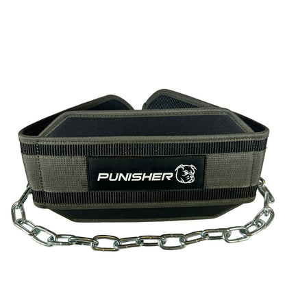 Punisher Neoprene Dip Belt Green - Punisher Vault