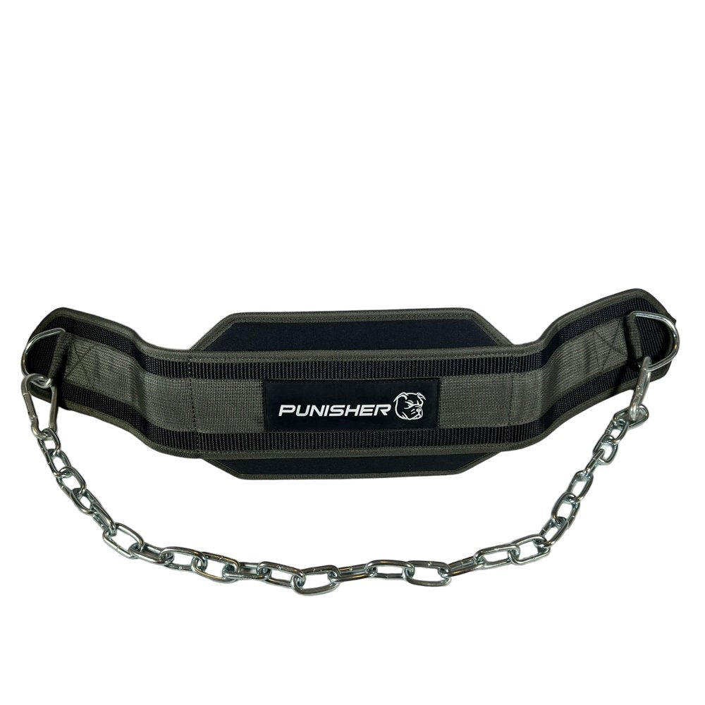 Punisher Neoprene Dip Belt Green - Punisher Vault