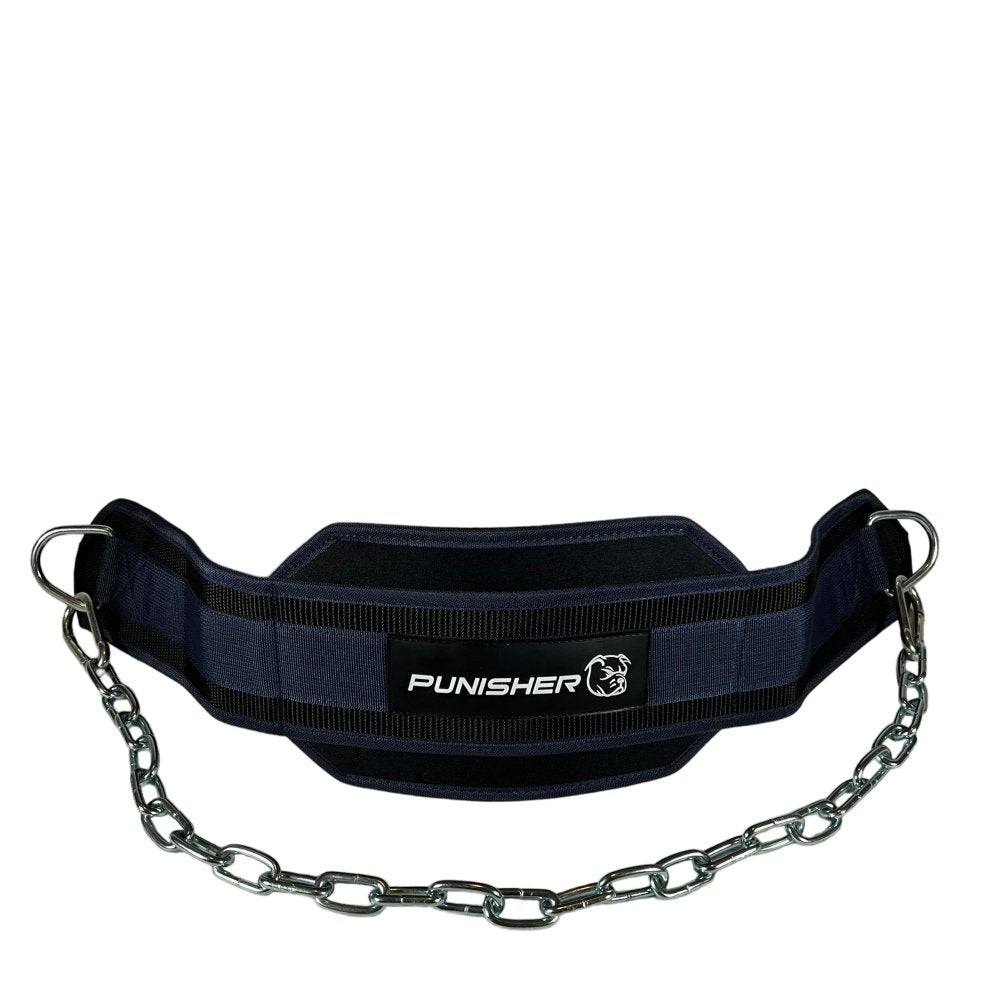 Punisher Neoprene Dip Belt Navy Blue - Punisher Vault